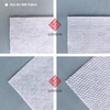 ผ้าอ้อมเด็ก Topsheet วัตถุดิบอากาศร้อนผ่านผ้านอนวูฟเวน