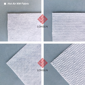 Nonwoven mato orqali chaqaloq bezi Topsheet xom ashyosi issiq havo