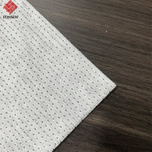 Bir martali ishlatiladigan gigiena mahsulotlari uchun bo'rttirma teshikli teshilgan nonwoven